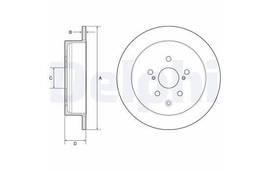 Brake Disc BG4919C Delphi