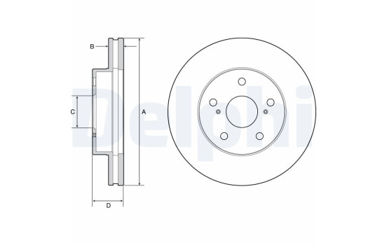 Brake Disc BG4926C Delphi