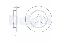 Brake Disc BG4928C Delphi