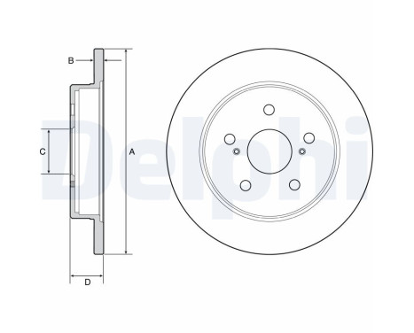 Brake Disc BG4928C Delphi