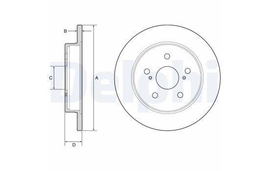 Brake Disc BG4928C Delphi