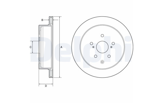 Brake Disc BG4929C Delphi