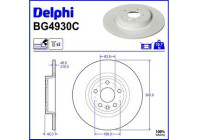 Brake Disc BG4930C Delphi