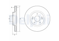 Brake Disc BG4931C Delphi