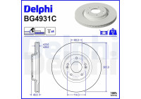 Brake Disc BG4931C Delphi