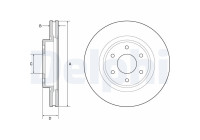 Brake Disc BG4941 Delphi