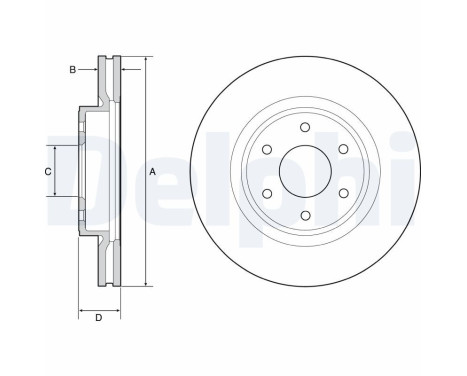 Brake Disc BG4941 Delphi