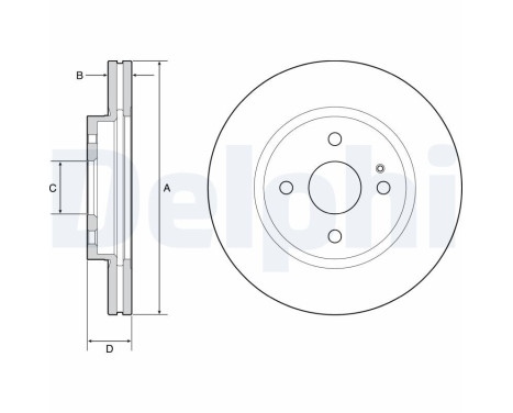 Brake Disc BG4942C Delphi