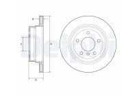 Brake Disc BG4946C Delphi