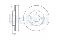 Brake Disc BG4949C Delphi