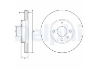 Brake Disc BG4951C Delphi