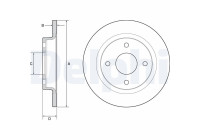 Brake Disc BG4954C Delphi