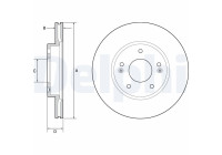 Brake Disc BG4955C Delphi