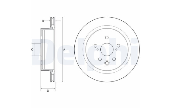 Brake Disc BG4962C Delphi