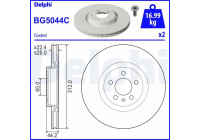 Brake Disc BG5044C Delphi