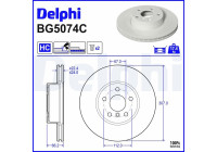 Brake disc BG5074C Delphi