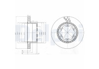 Brake Disc BG9015 Delphi