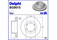 Brake Disc BG9015 Delphi