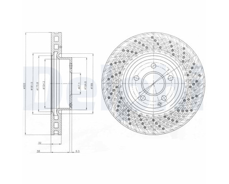 Brake Disc BG9076C Delphi