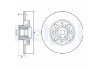 Brake Disc BG9116RS Delphi