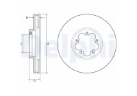 Brake Disc BG9176C Delphi