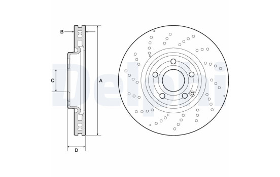 Brake Disc BG9189C Delphi