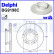 Brake Disc BG9198C Delphi, Thumbnail 3