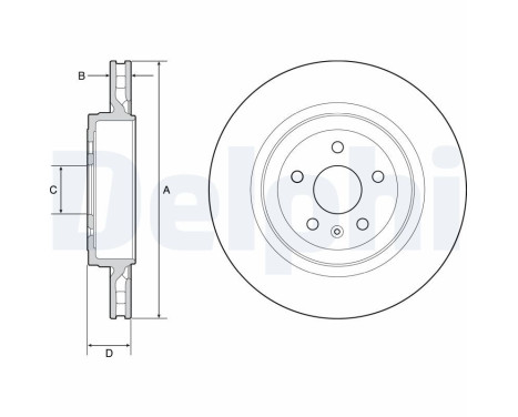 Brake Disc BG9221C Delphi