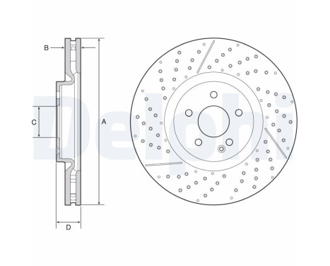 Brake Disc BG9229C Delphi