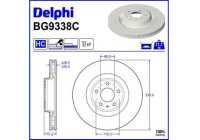 Brake Disc BG9338C Delphi