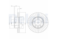 Brake Disc BG9692 Delphi