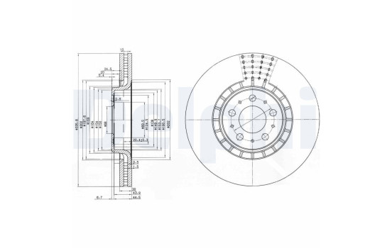 Brake Disc BG9783C Delphi