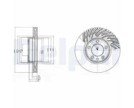 Brake Disc BG9949 Delphi