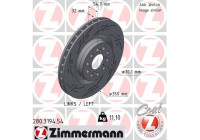 Brake disc BLACK Z 280.3194.54 Zimmermann