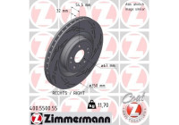 Brake disc BLACK Z 400.5500.55 Zimmermann