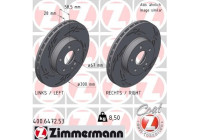 Brake disc BLACK Z 400.6472.53 Zimmermann