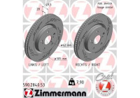 Brake Disc BLACK Z 590.2840.53 Zimmermann
