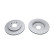 Brake Disc BR-1717-C Kavo parts, Thumbnail 2