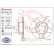 Brake Disc BREMBO MAX LINE 09.5142.76, Thumbnail 3