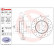 Brake Disc BREMBO XTRA LINE 08.7211.2X, Thumbnail 2