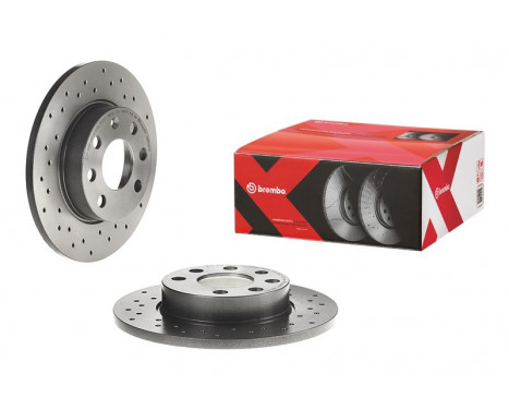 Brake Disc BREMBO XTRA LINE 08.8638.1X, Image 3