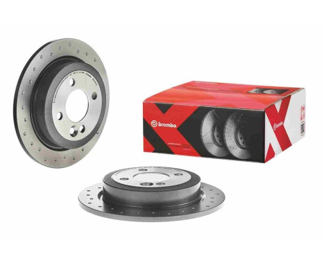 Brake Disc BREMBO XTRA LINE 08.9163.1X, Image 3