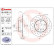 Brake Disc BREMBO XTRA LINE 08.A205.1X, Thumbnail 2