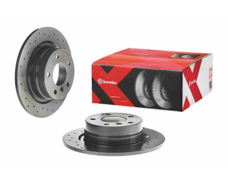 Brake Disc BREMBO XTRA LINE 08.A205.1X, Image 3