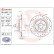Brake Disc BREMBO XTRA LINE 08.A537.1X, Thumbnail 2