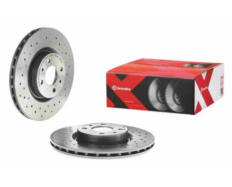 Brake Disc BREMBO XTRA LINE 09.4939.1X, Image 3