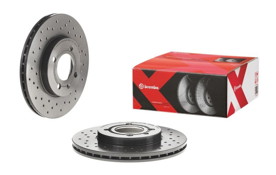 Brake Disc BREMBO XTRA LINE 09.5166.1X, Image 2