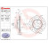 Brake Disc BREMBO XTRA LINE 09.5673.1X, Thumbnail 2