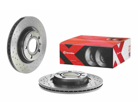 Brake Disc BREMBO XTRA LINE 09.7196.1X, Image 3