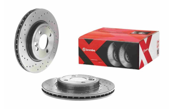 Brake Disc BREMBO XTRA LINE 09.8655.1X, Image 2